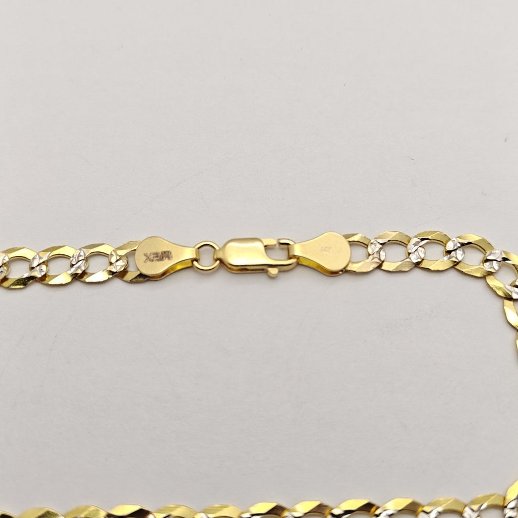 PULSERA BARBADA 14K 21 CM 6.4 GR (NUEVO)