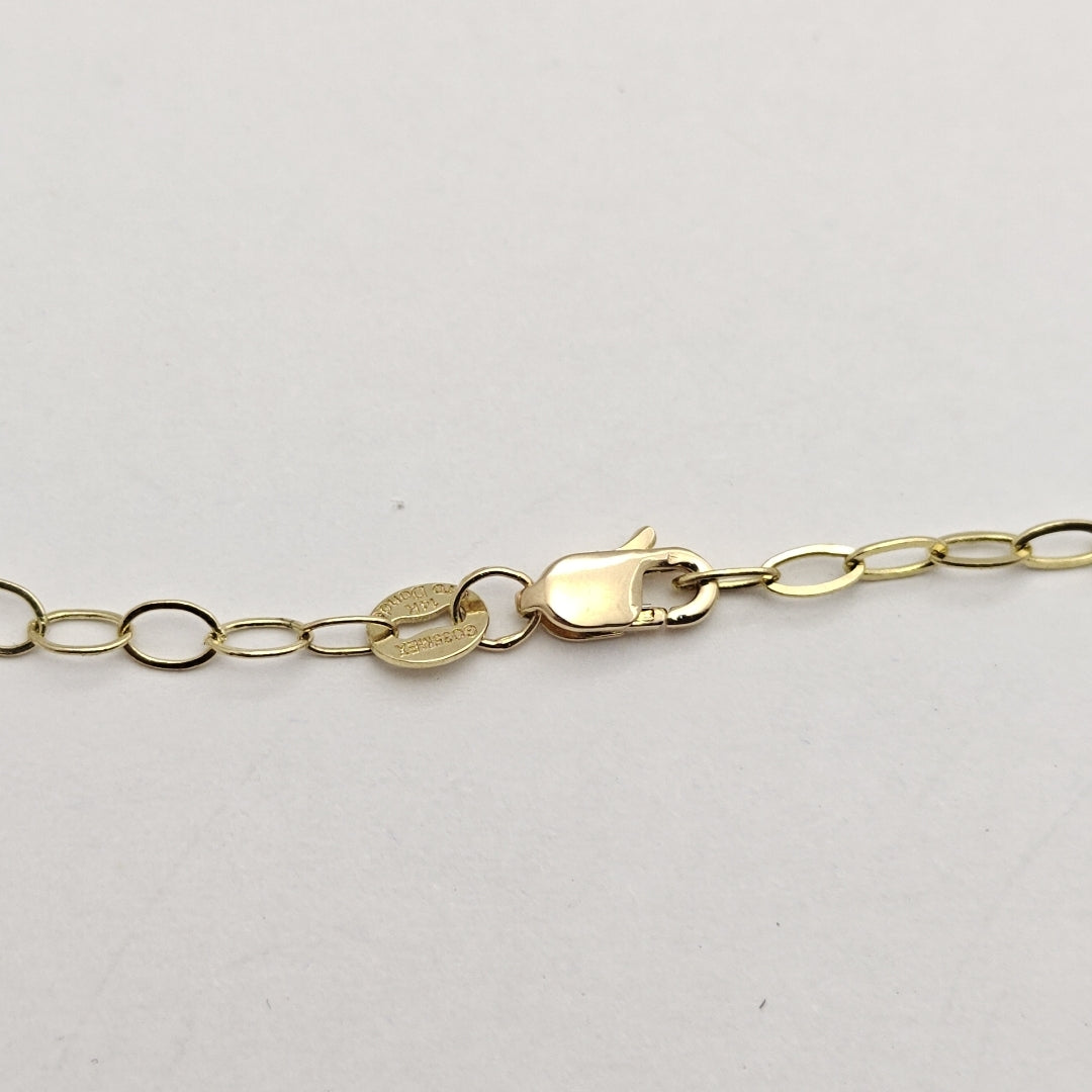 PULSERA ESPECIAL 14K 21 CM 1.8 GR (NUEVO)