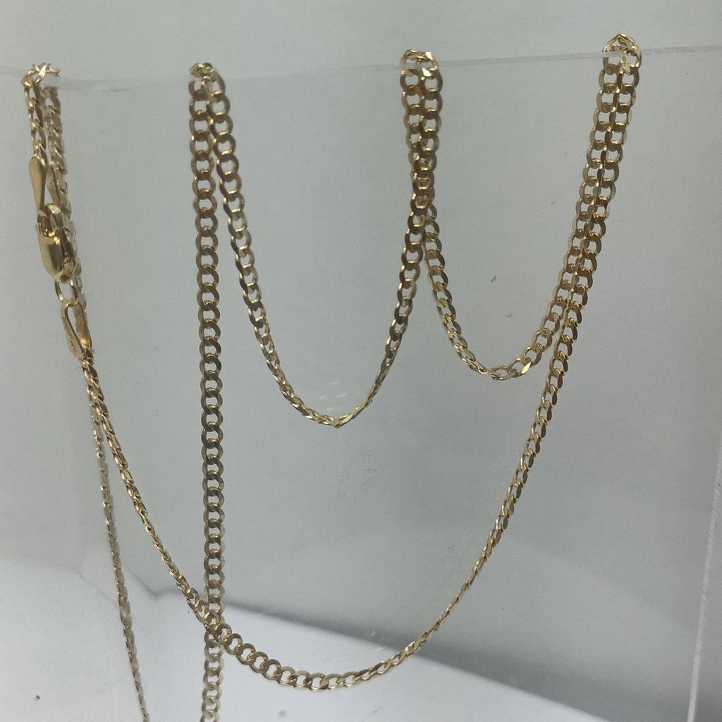 CADENA BARBADA 14K 55 CM 5.5 GR (NUEVO)