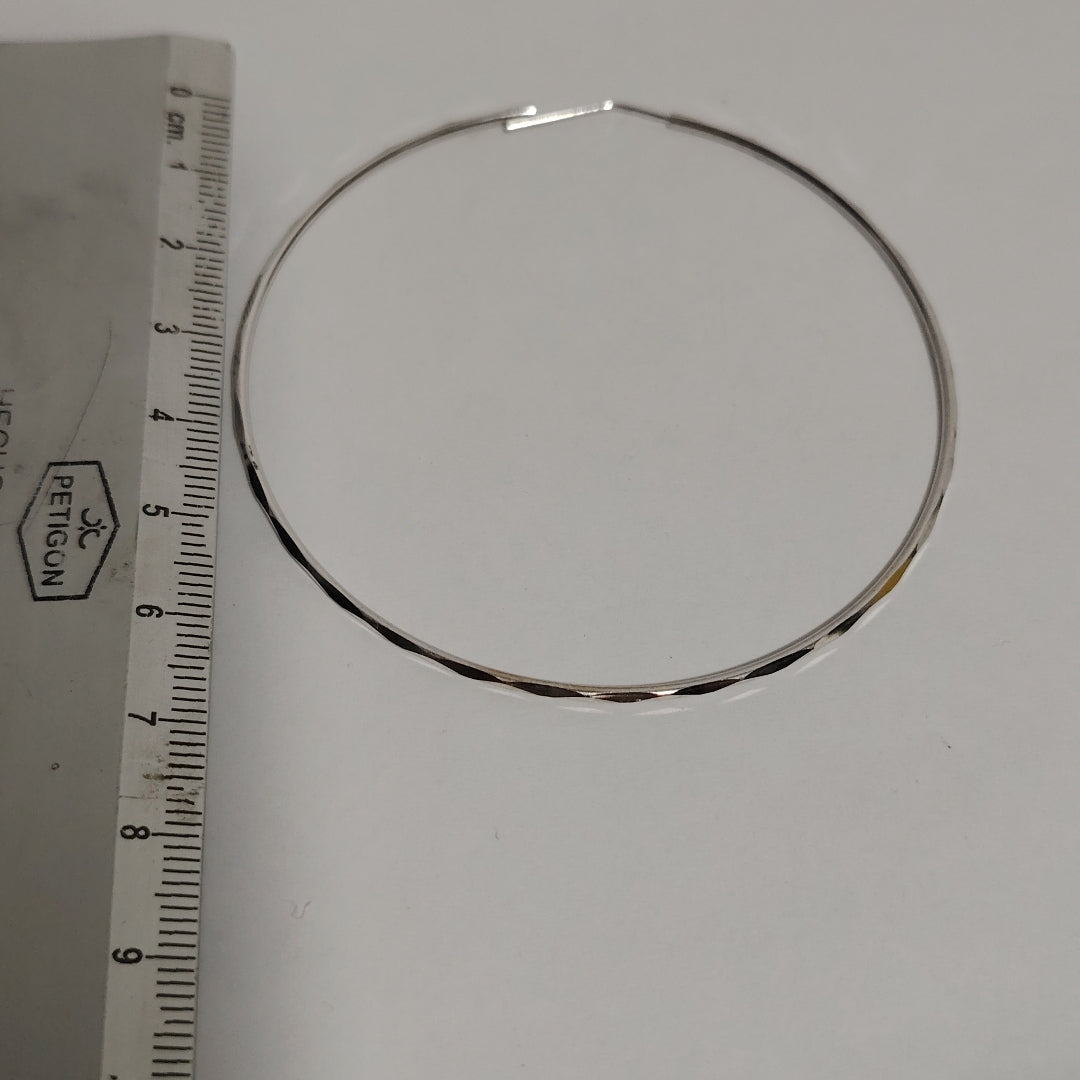 ARRACADAS PAR ORO BLANCO 10 K 4,80 GRMS (SEMINUEVO)
