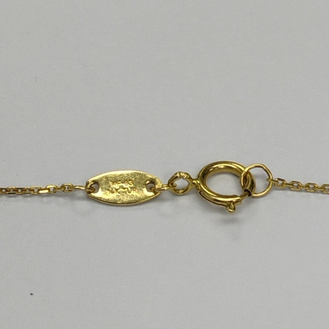 CADENA,MEDALLA RELIGIOSA ORO 14 K 1,70 GRMS (SEMINUEVO)