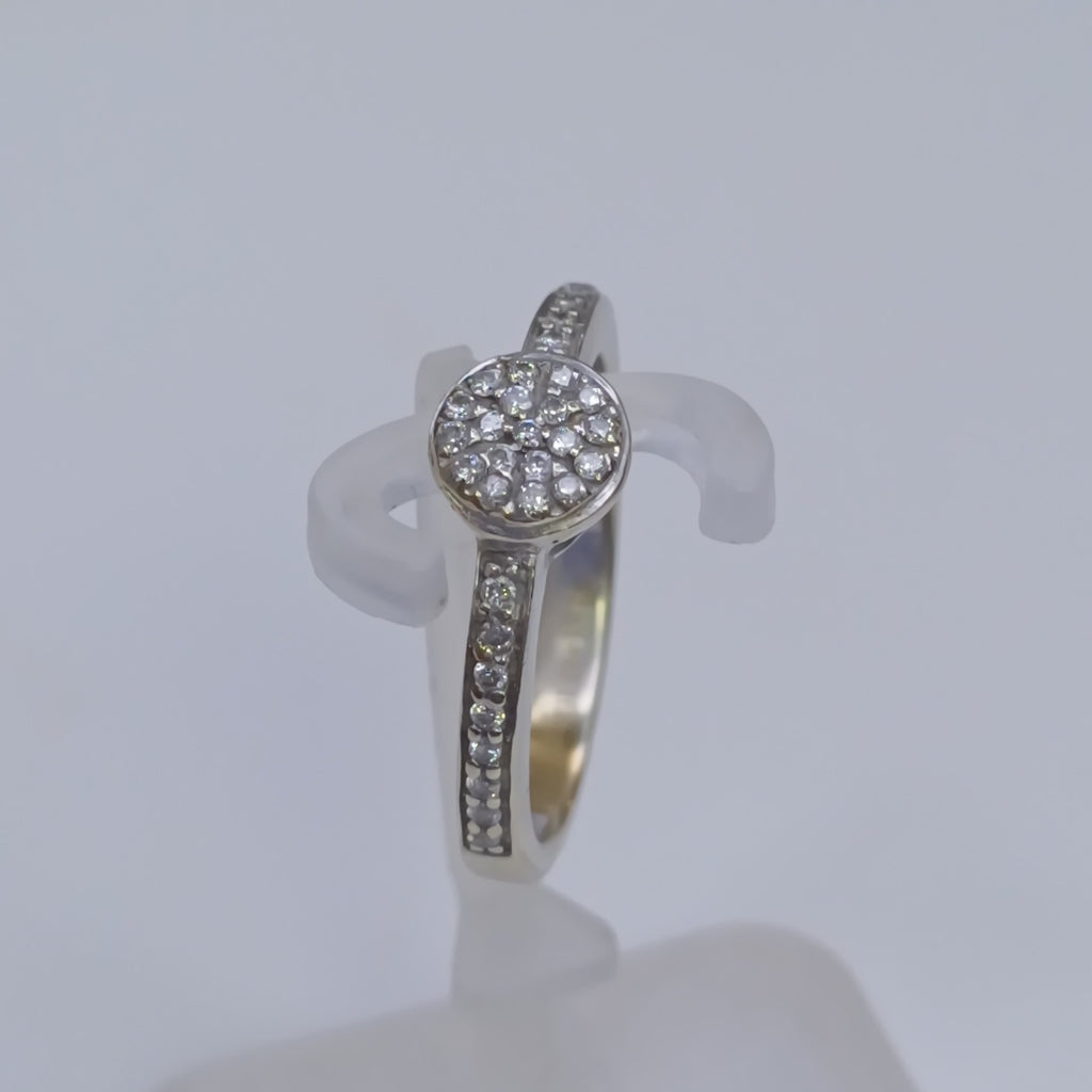 ANILLITO ORO BLANCO 14 K 2.6 GRMS (SEMINUEVO)