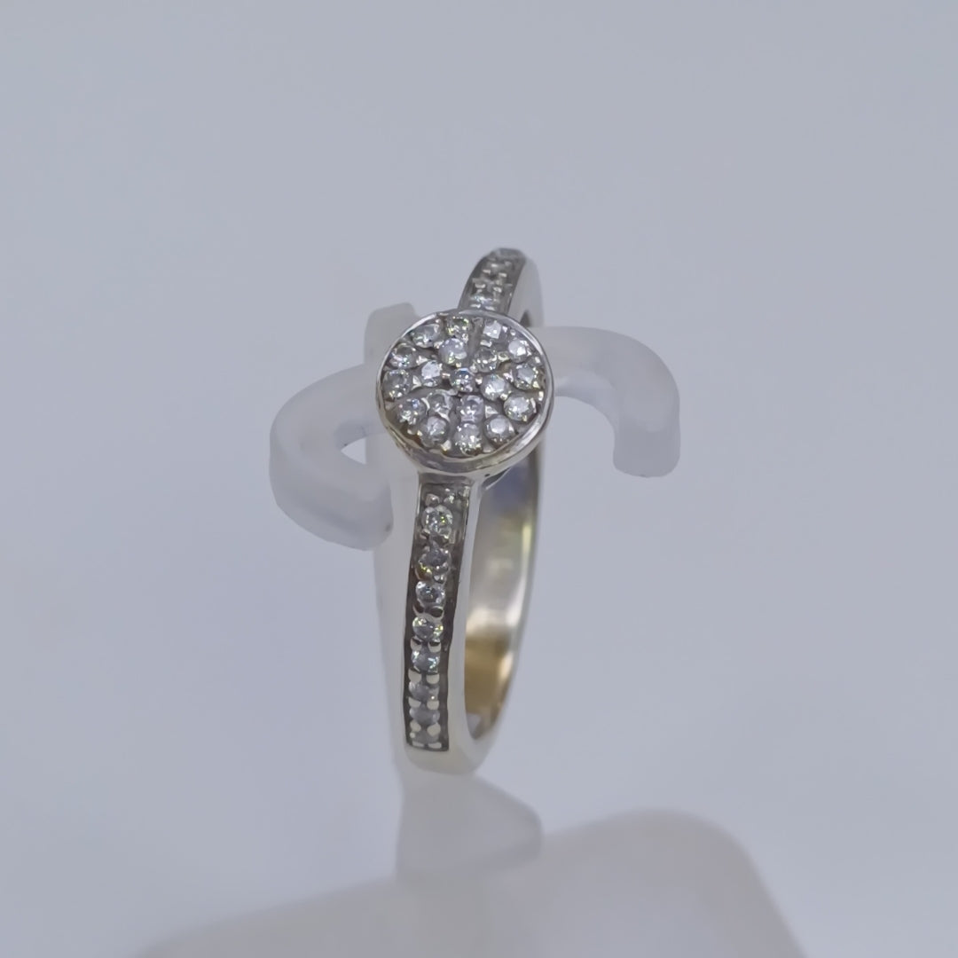ANILLITO ORO BLANCO 14 K 2.6 GRMS (SEMINUEVO)