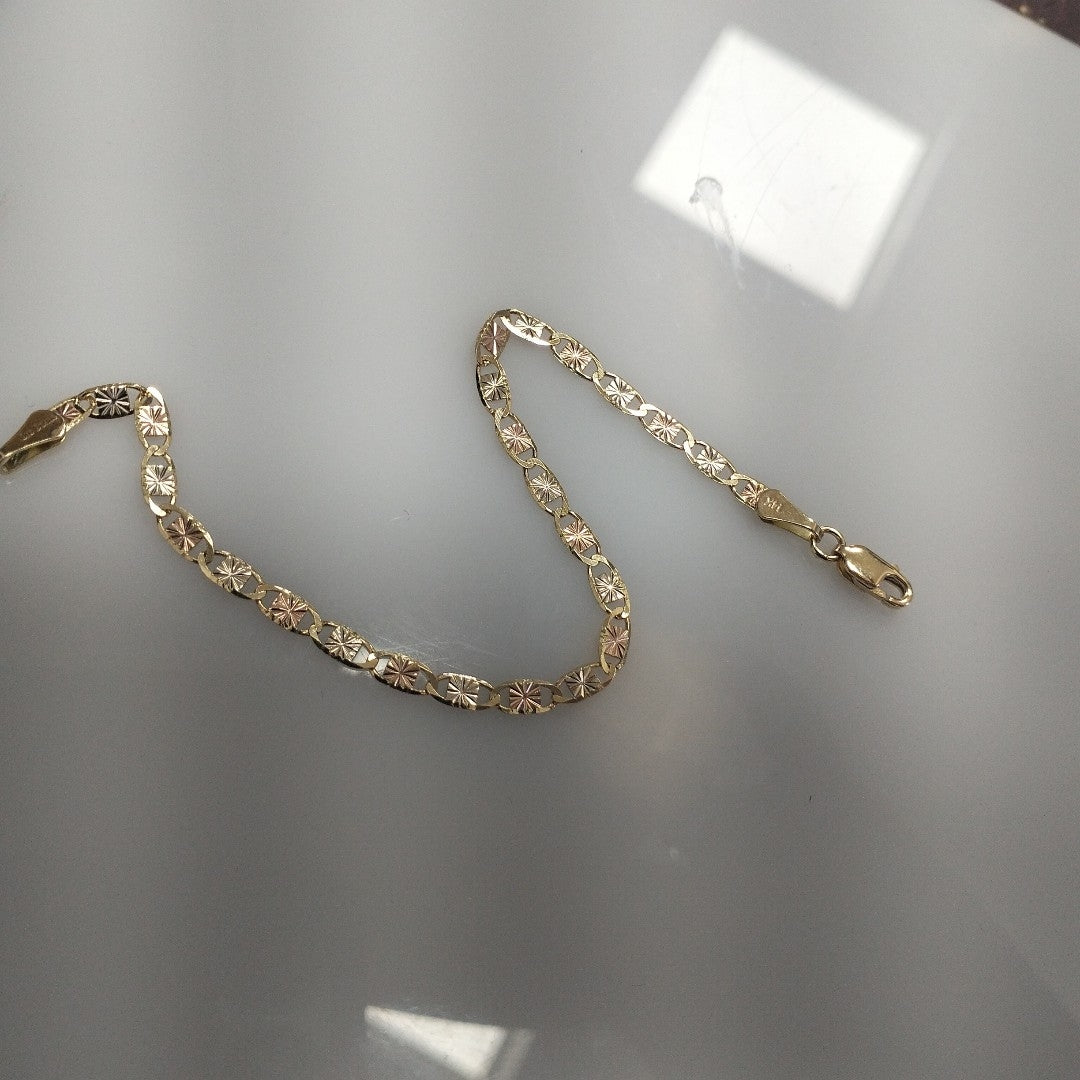 PULSERA GUCHI 14K 18 CM 2.9 GR (NUEVO)