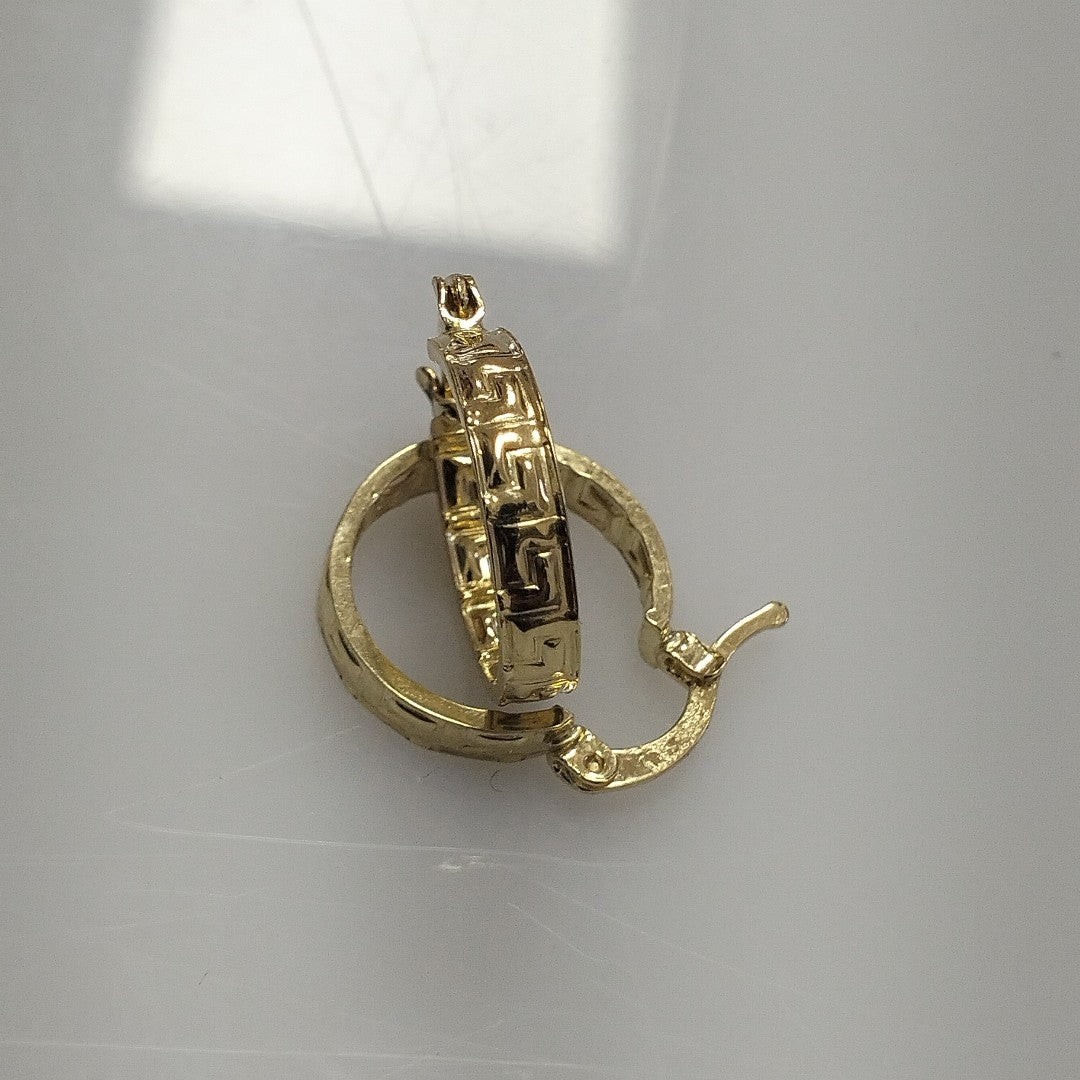 ARETES ARRACADAS FIG GRECAS 14K 1.8 GR (NUEVO)