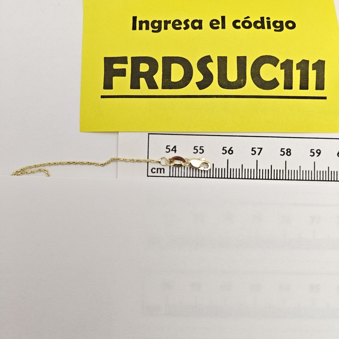 CADENA TORZAL 14K 55 CM 2.9 GR (NUEVO)