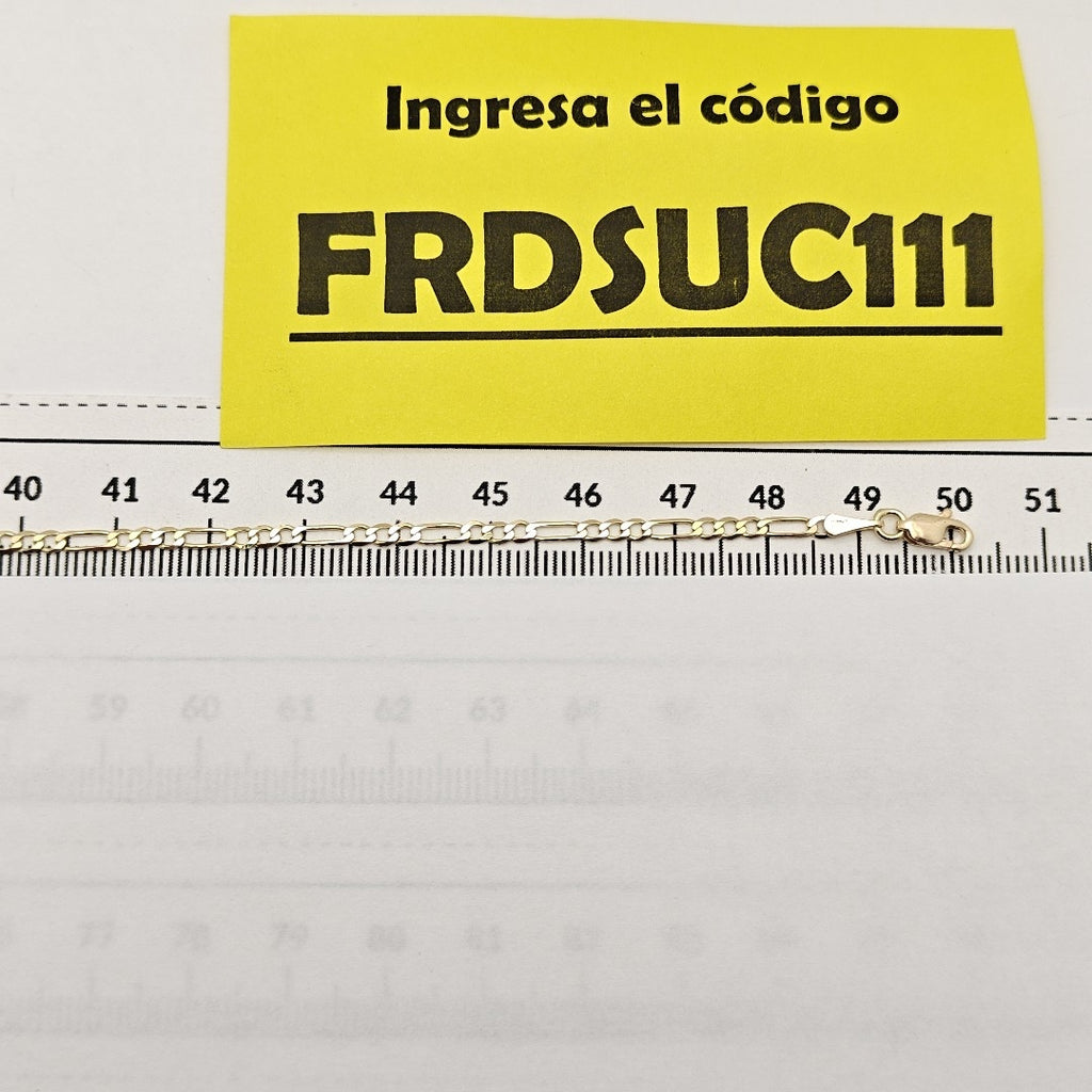 CADENA 3X1 14K 50 CM 4.4 GR (NUEVO)
