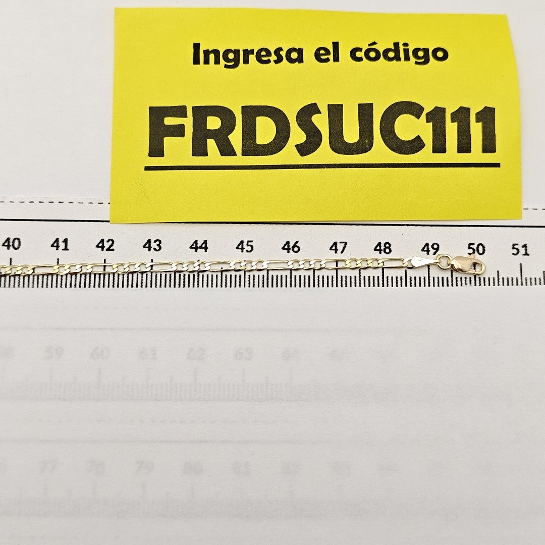 CADENA 3X1 14K 50 CM 4.4 GR (NUEVO)