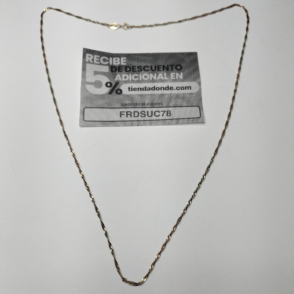 CADENA ORO 10 K 1.6 GRMS (SEMINUEVO)