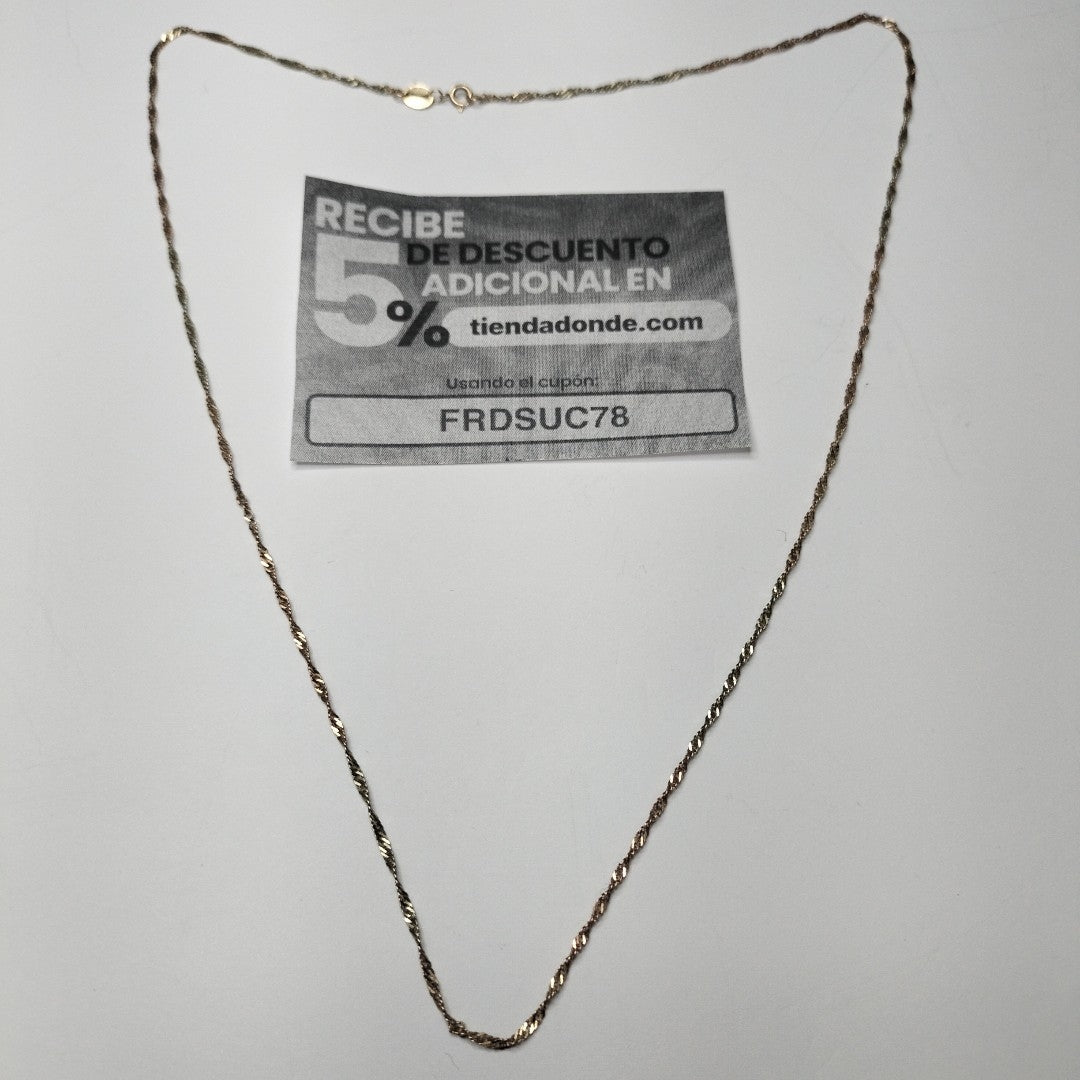 CADENA ORO 10 K 1.6 GRMS (SEMINUEVO)