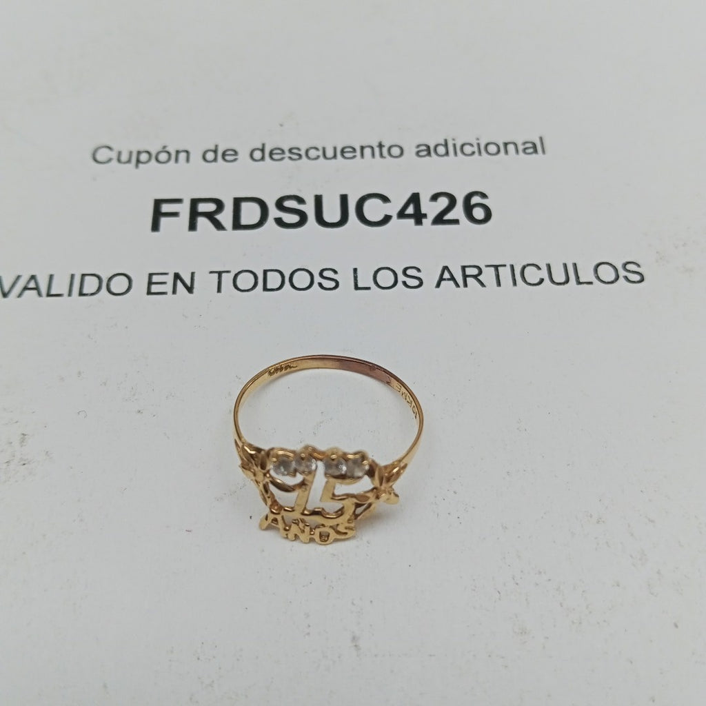 ANILLITO ORO 10 K 1,20 GRMS (SEMINUEVO)