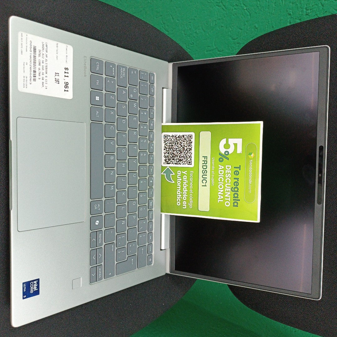 LAPTOP HP ELITEBOOK 6 G1I 14 (2025) 512 GB SSD 16 GB RAM (SEMINUEVO)