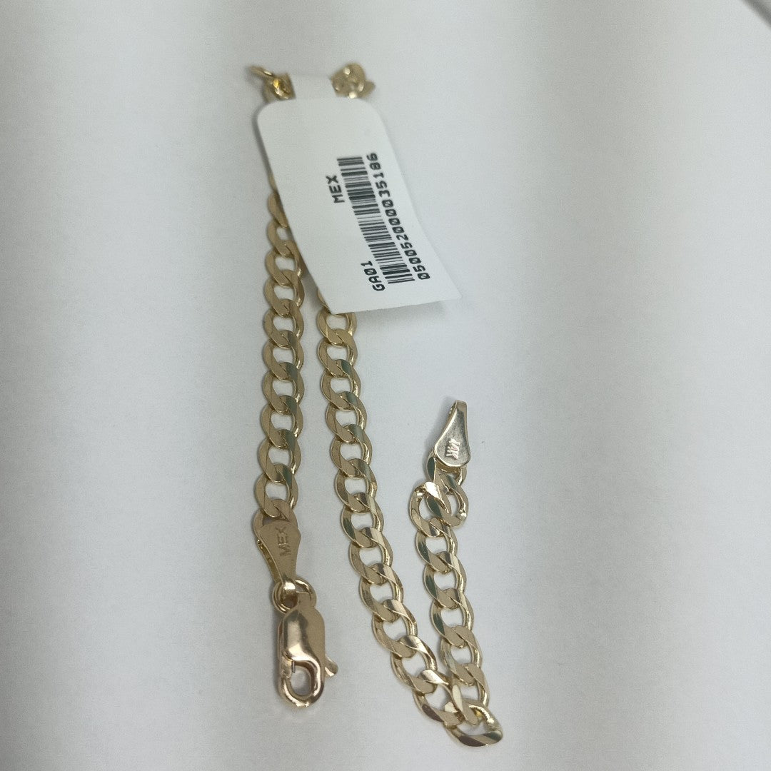 PULSERA BARBADA 14K 21 CM 5 GR (NUEVO)