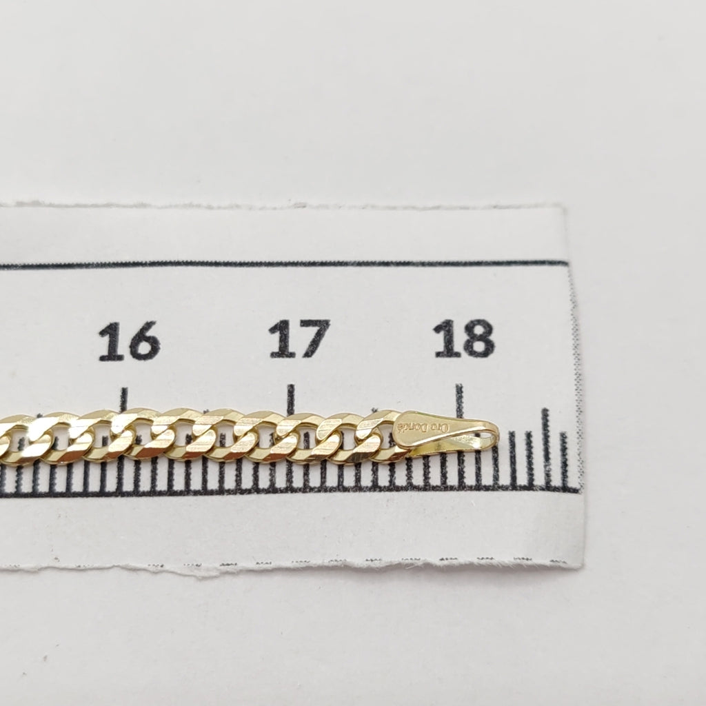 PULSERA BARBADA 14K 18 CM 3.3 GR (NUEVO)