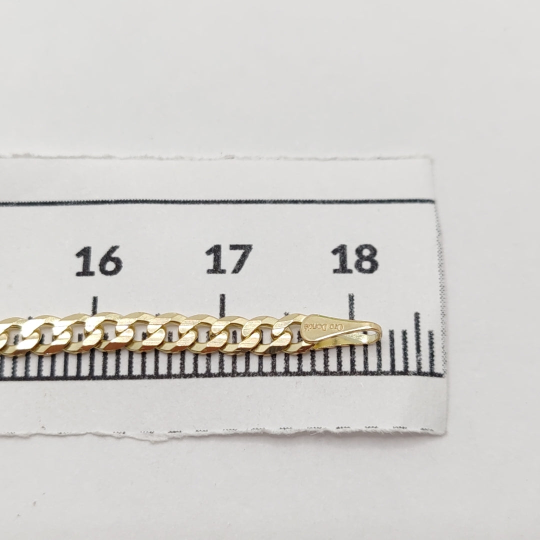 PULSERA BARBADA 14K 18 CM 3.3 GR (NUEVO)