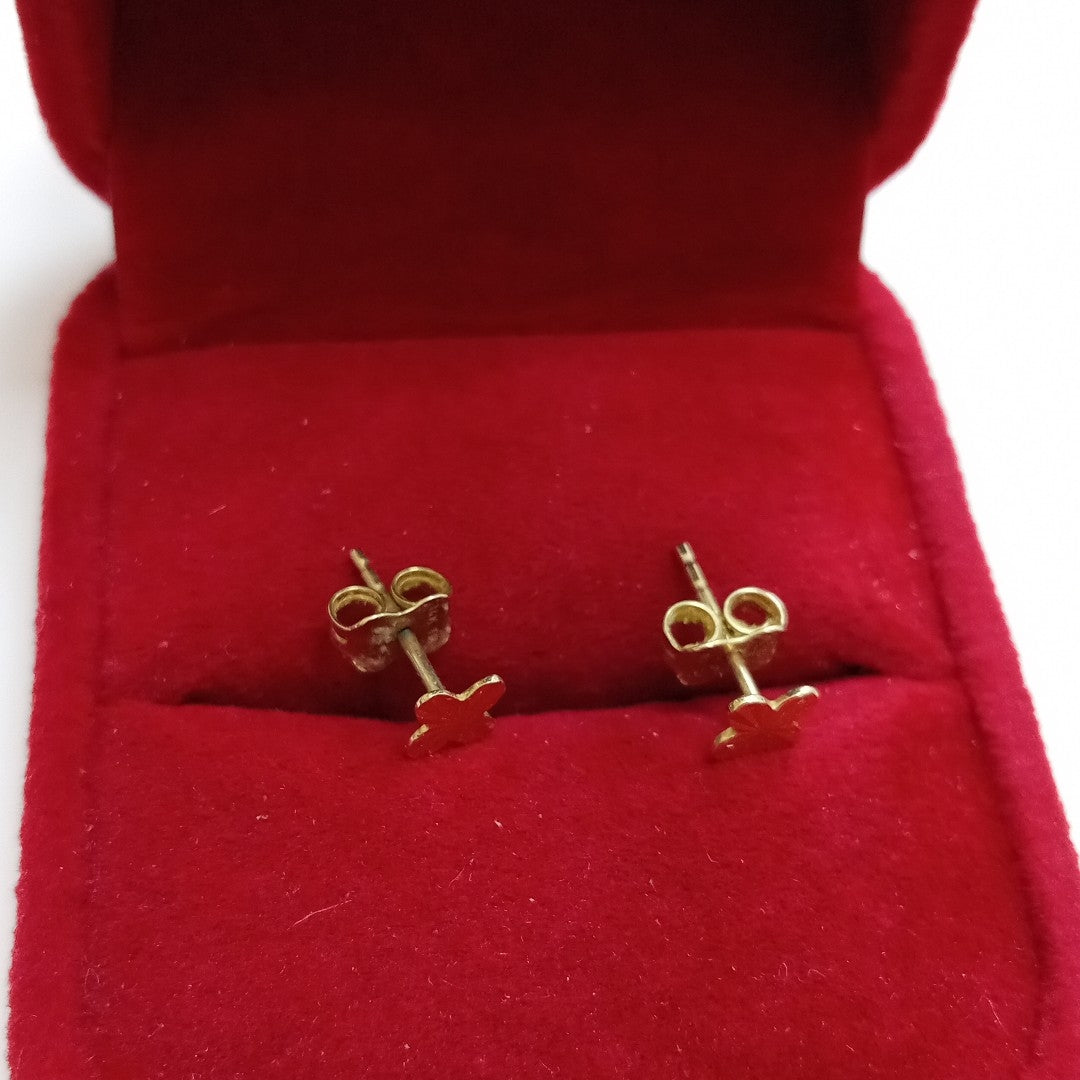 BROQUELES PAR ORO 14 K 0,70 GRMS (SEMINUEVO)