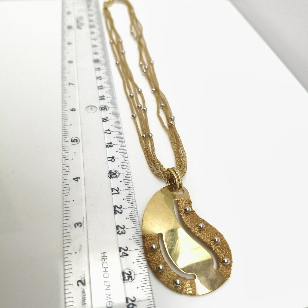 GARGANTILLA ORO COMBINADO 14 K 13,60 GRMS (SEMINUEVO)