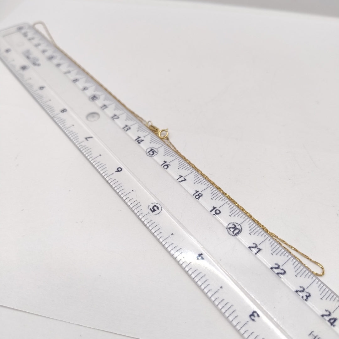 CADENA ORO 10 K 0.9 GRMS (SEMINUEVO)