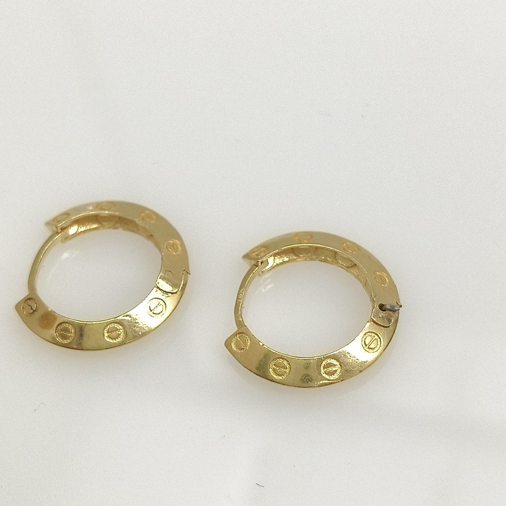 ARRACADAS PAR ORO 14 K 2,30 GRMS (SEMINUEVO)