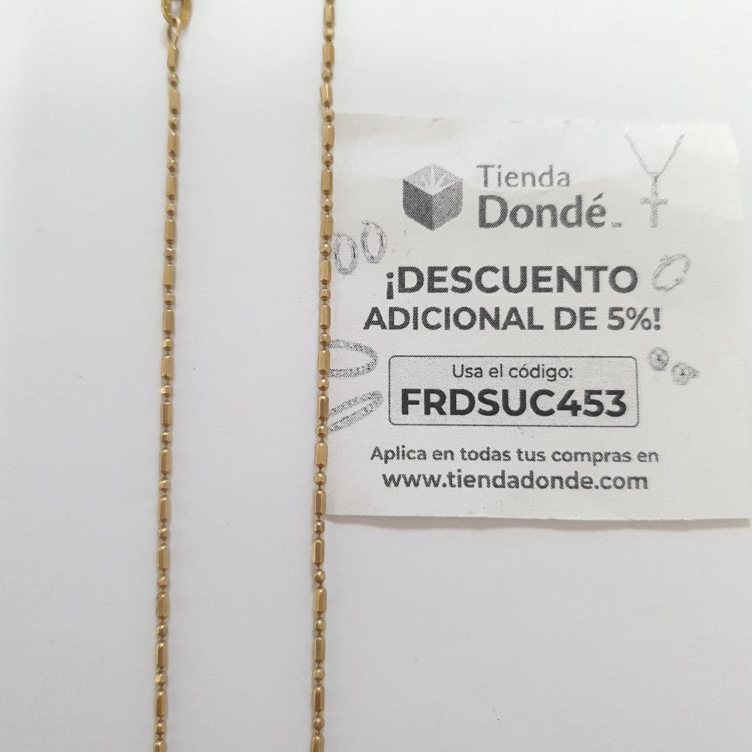CADENA ORO 14 K 3.9 GRMS (SEMINUEVO)