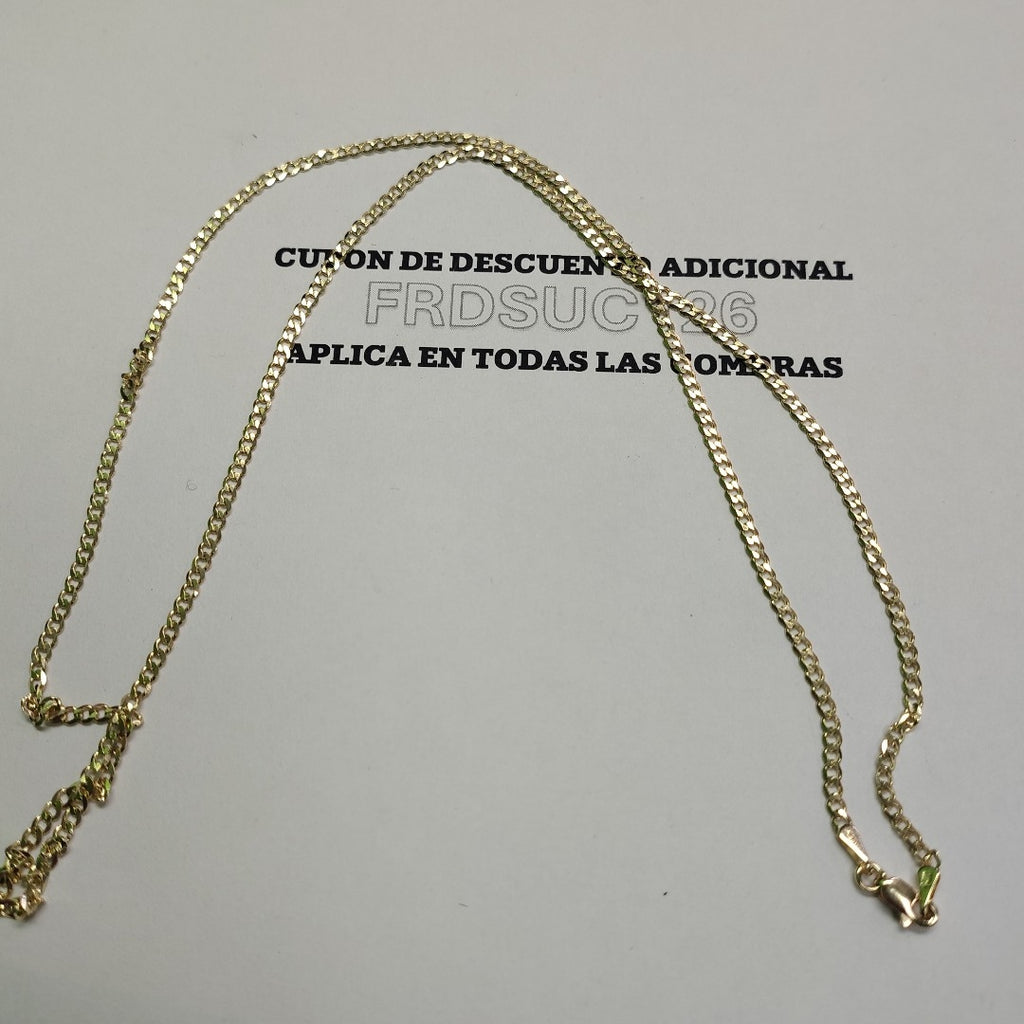 CADENA BARBADA 14K 60 CM 5.9 GR (NUEVO)