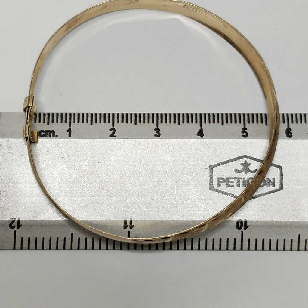 PULSERA RIGIDA ORO 10 K 4,50 GRMS (SEMINUEVO)