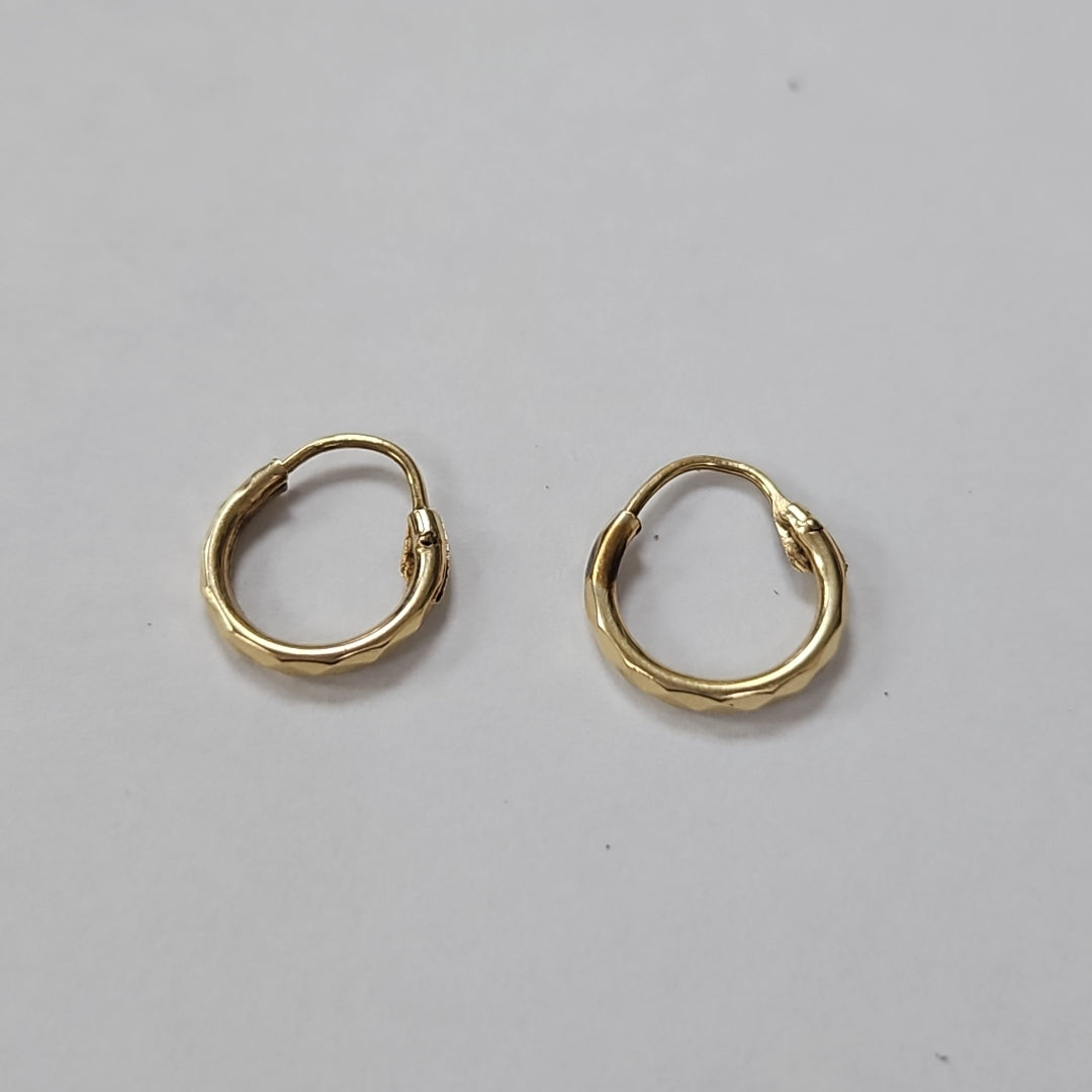 ARRACADAS PAR ORO 14 K 0,60 GRMS (SEMINUEVO)