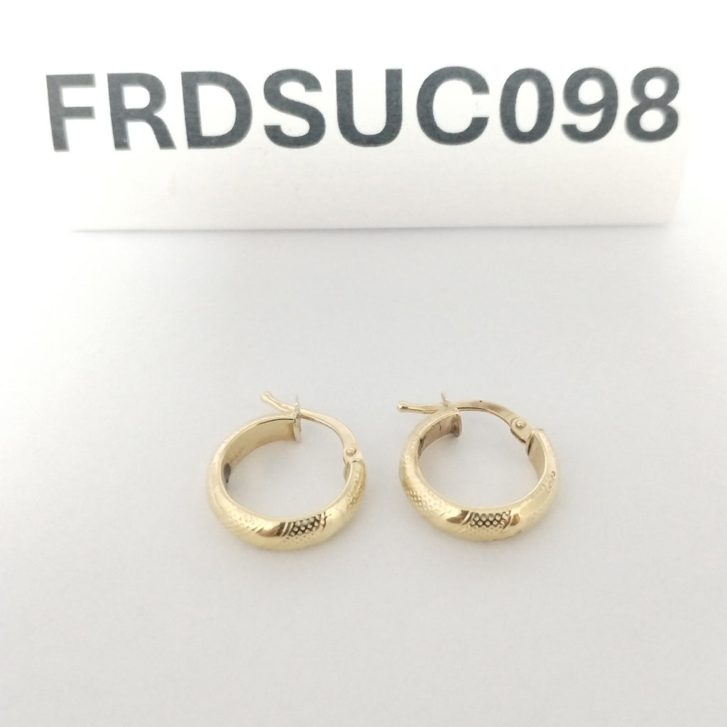 ARRACADAS PAR ORO 14 K 1,30 GRMS (SEMINUEVO)