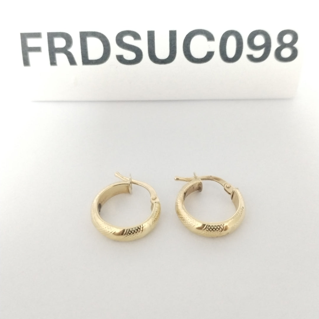 ARRACADAS PAR ORO 14 K 1,30 GRMS (SEMINUEVO)