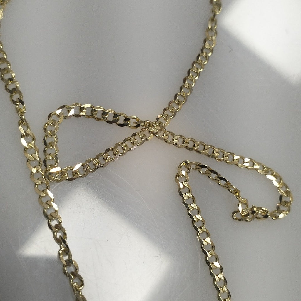 CADENA BARBADA 14K 60 CM 6 GR (NUEVO)