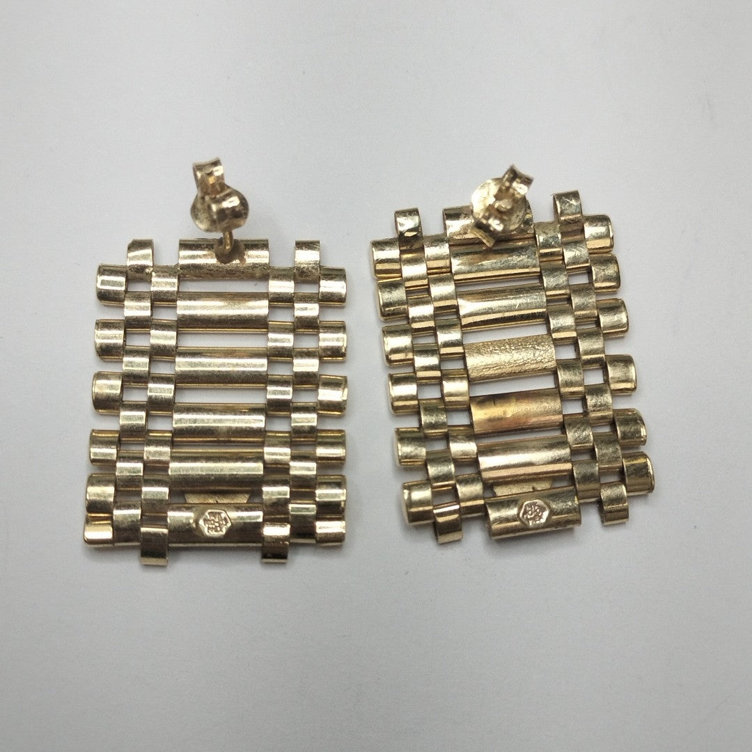BROQUELES PAR ORO 14 K 6.2 GRMS (SEMINUEVO)