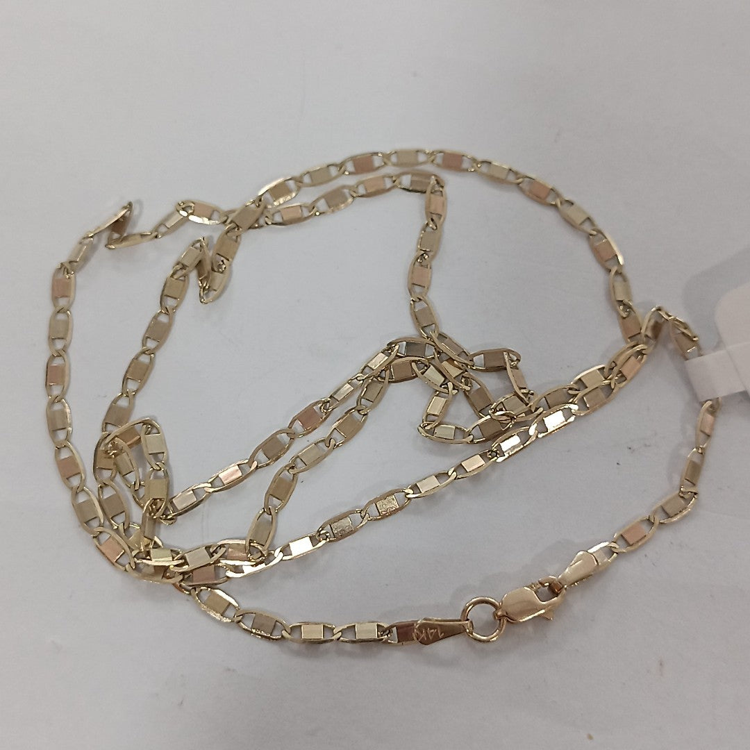 CADENA ESPEJO 14K 60 CM 5.5 GR (NUEVO)