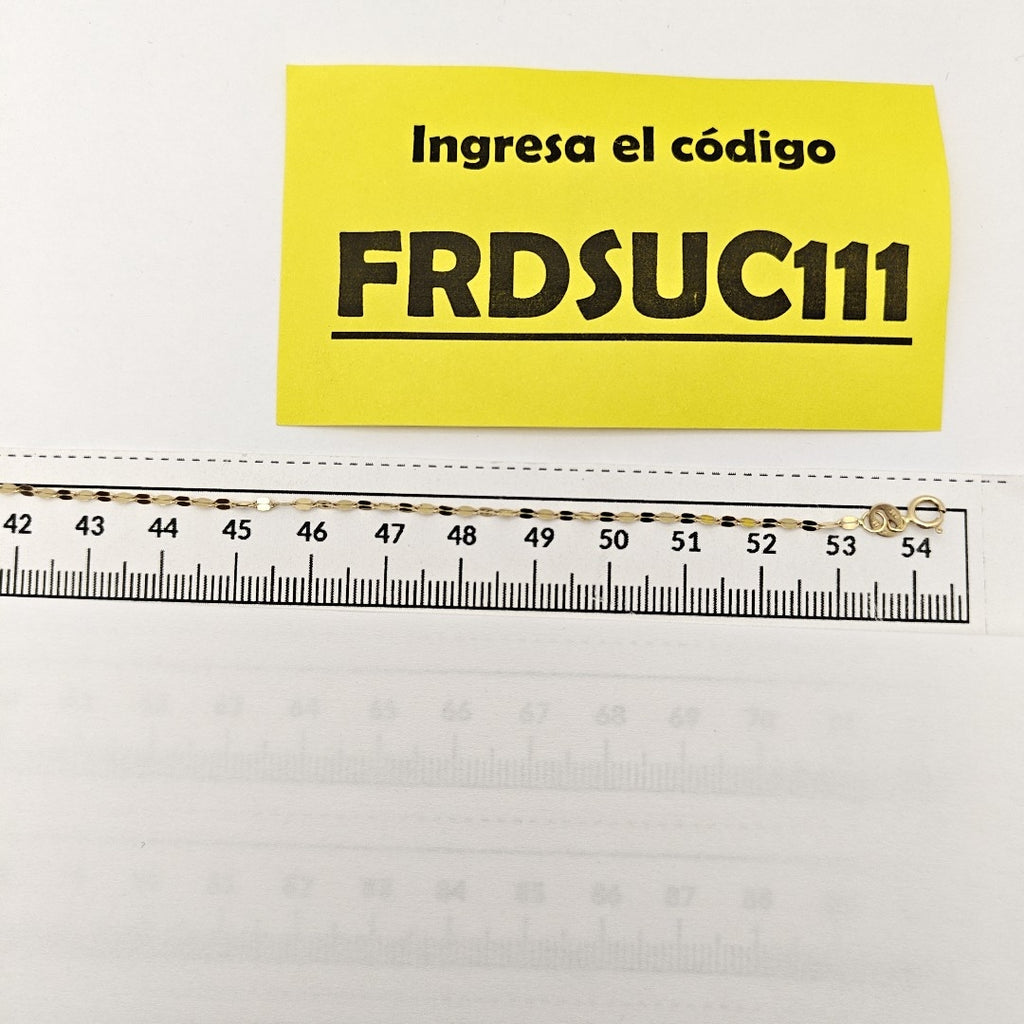 CADENA ORO 14 K 1,30 GRMS (SEMINUEVO)