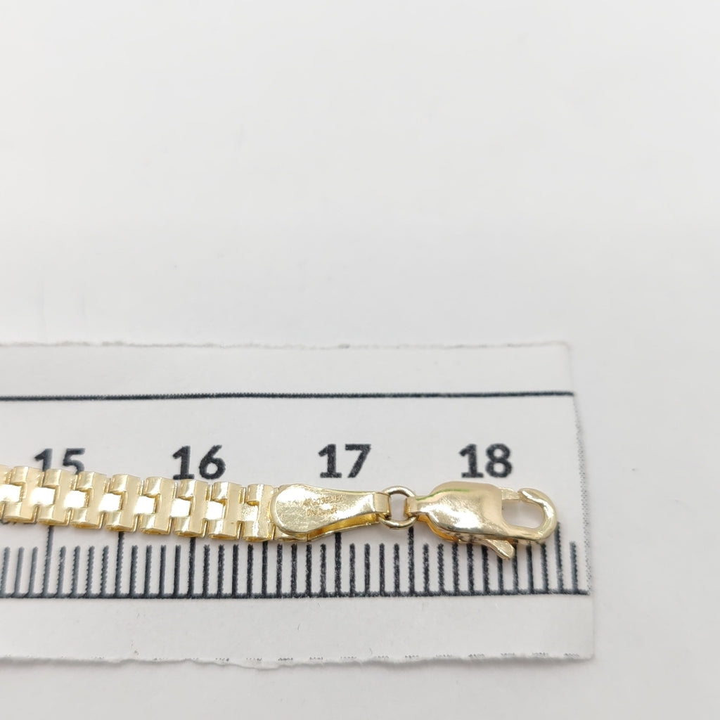 PULSERA ESPECIAL 14K 18 CM 4.2 GR (NUEVO)