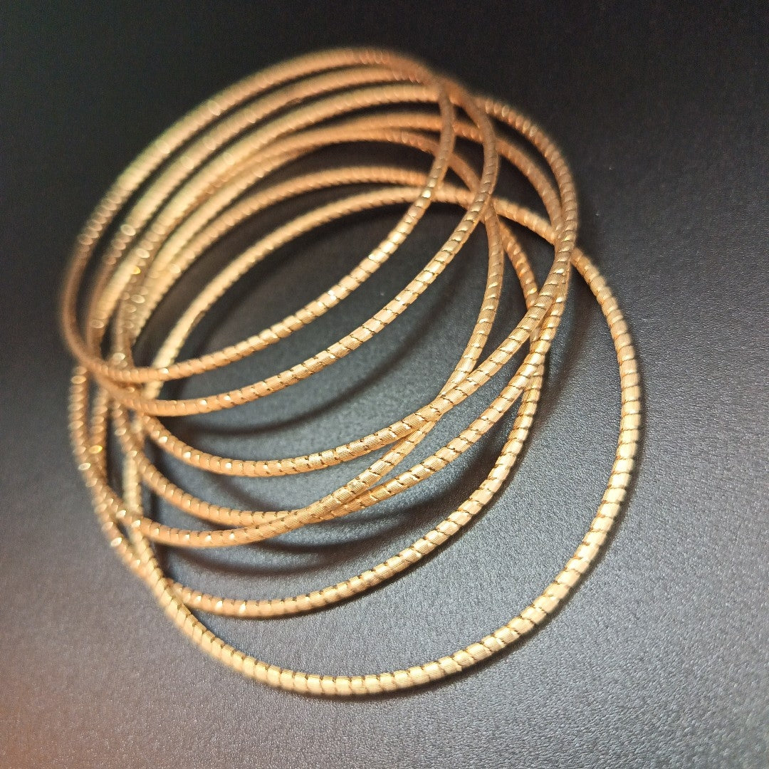 SEMANARIO DE PULSERAS ORO 14 K 29.4 GRMS (SEMINUEVO)