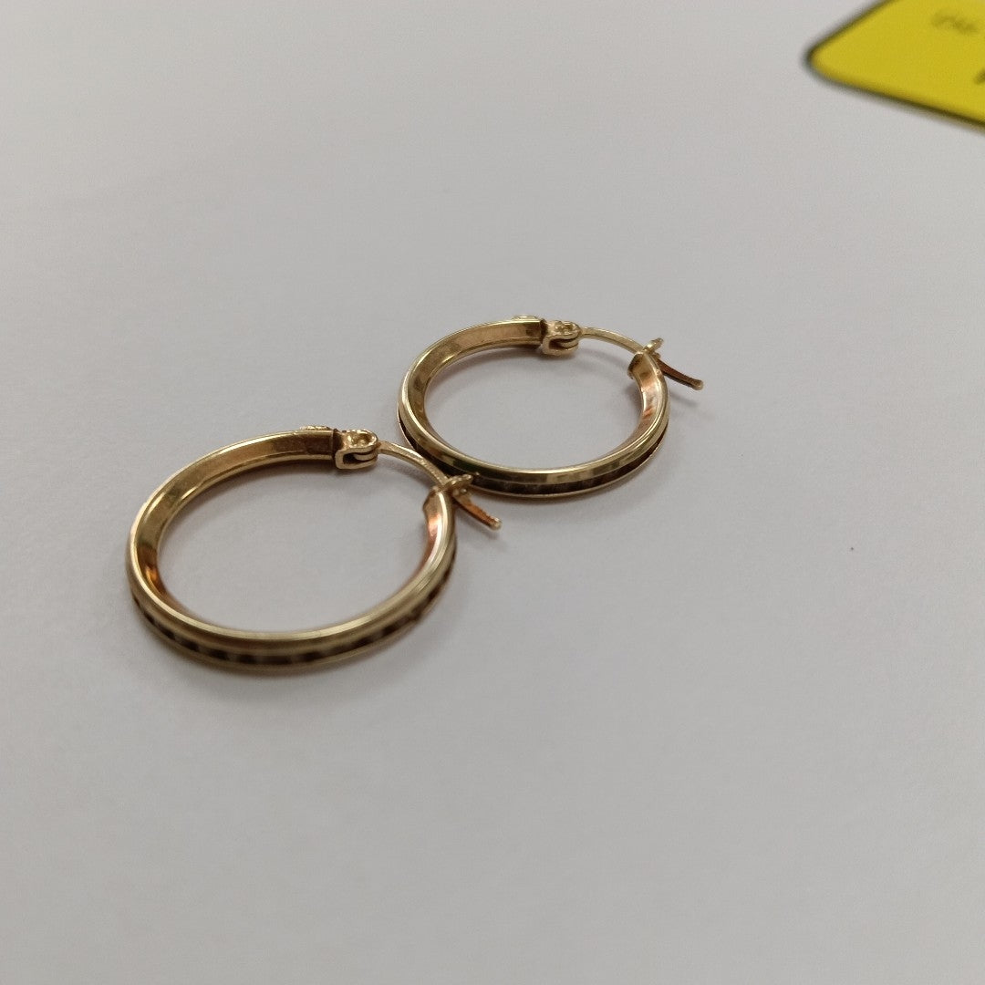 ARRACADAS PAR ORO 10 K 1,80 GRMS (SEMINUEVO)