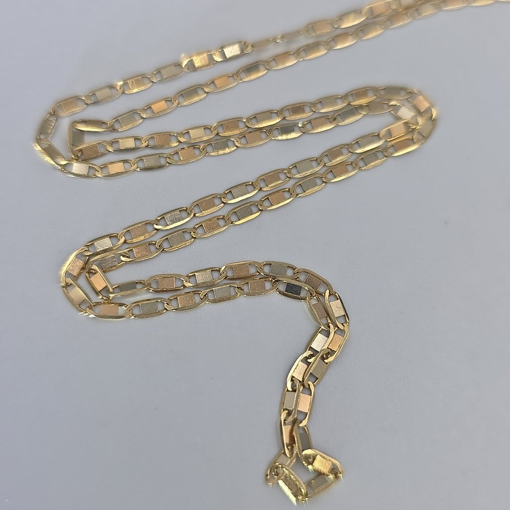 CADENA ORO, ORO COMBINADO 14 K 2.8 GRMS (SEMINUEVO)