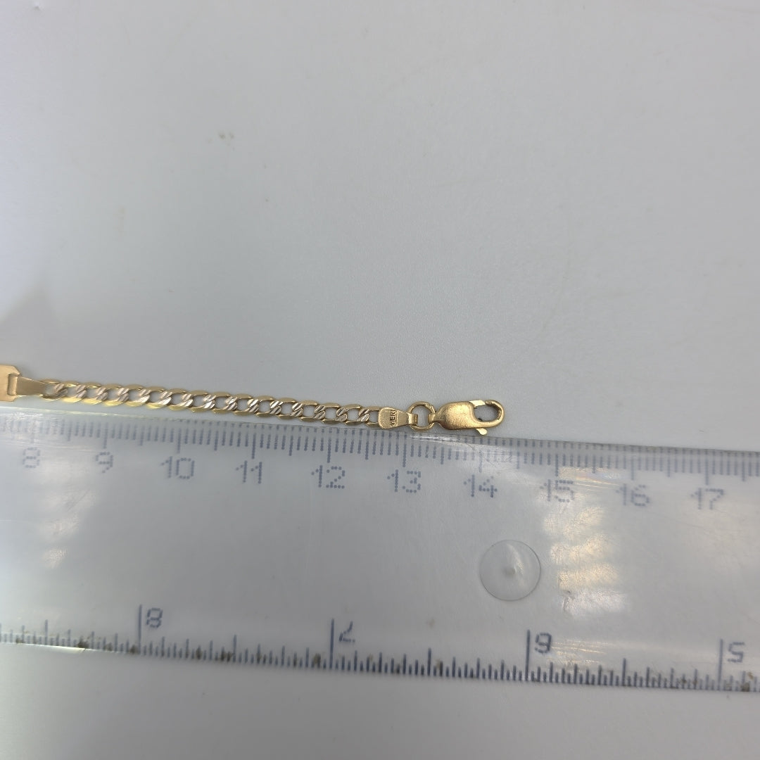 ESCLAVA ORO, RODIADO 10 K 2.4 GRMS (SEMINUEVO)