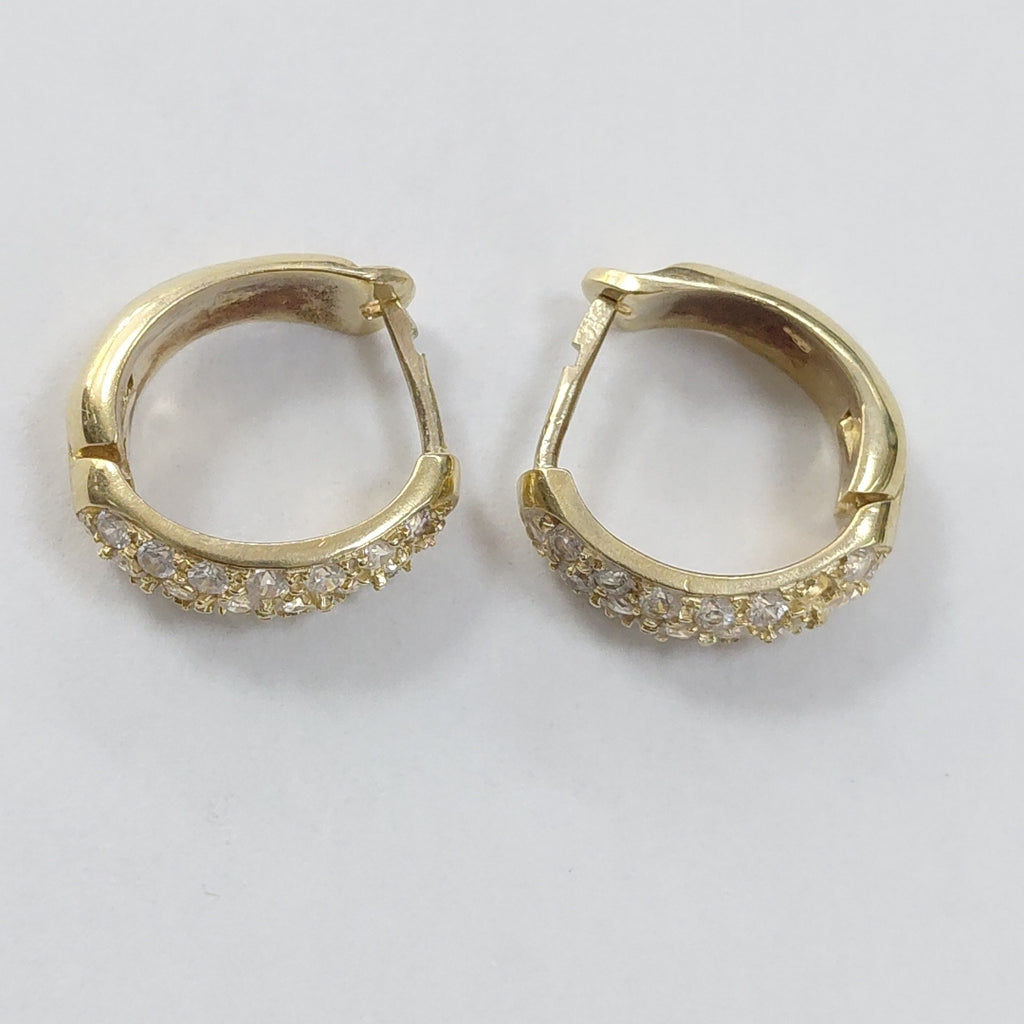 ARRACADAS PAR ORO 14 K 6.7 GRMS (SEMINUEVO)