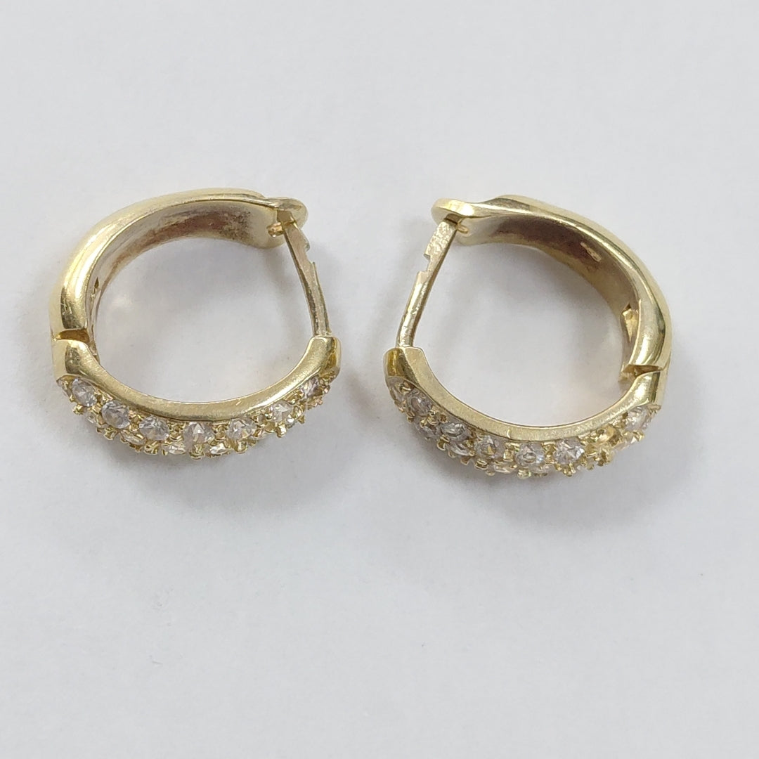 ARRACADAS PAR ORO 14 K 6.7 GRMS (SEMINUEVO)