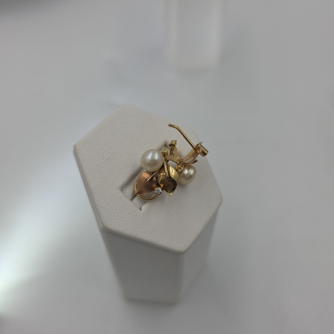 ARETES PAR ORO 14 K 3.7 GRMS (SEMINUEVO)
