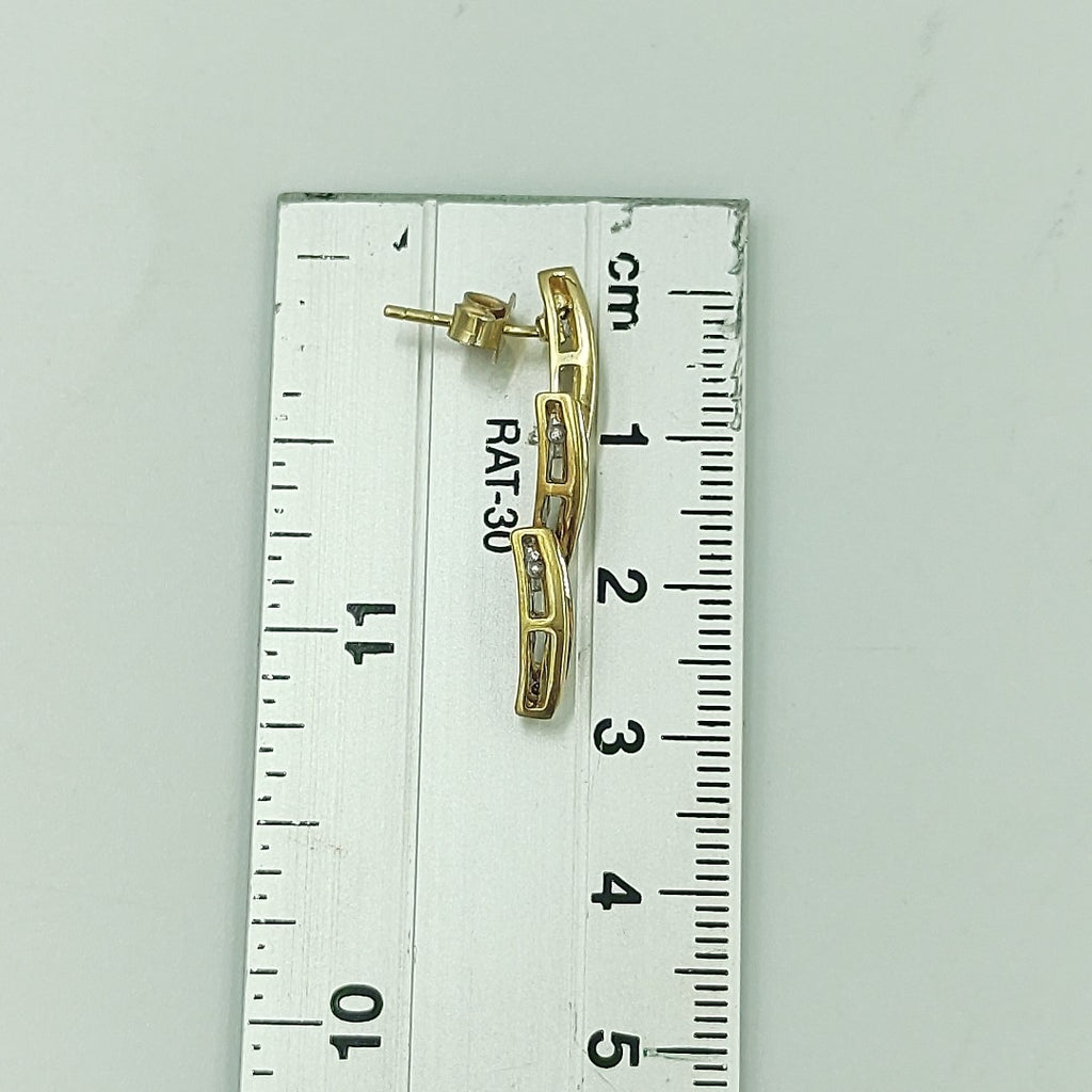 ARETES PAR ORO 14 K 4,70 GRMS (SEMINUEVO)
