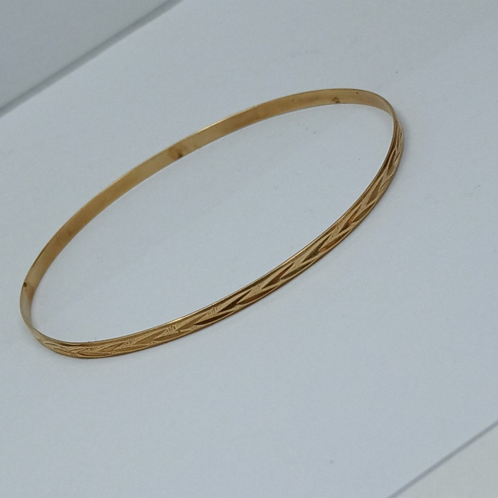 PULSERA RIGIDA ORO 14 K 5,20 GRMS (SEMINUEVO)