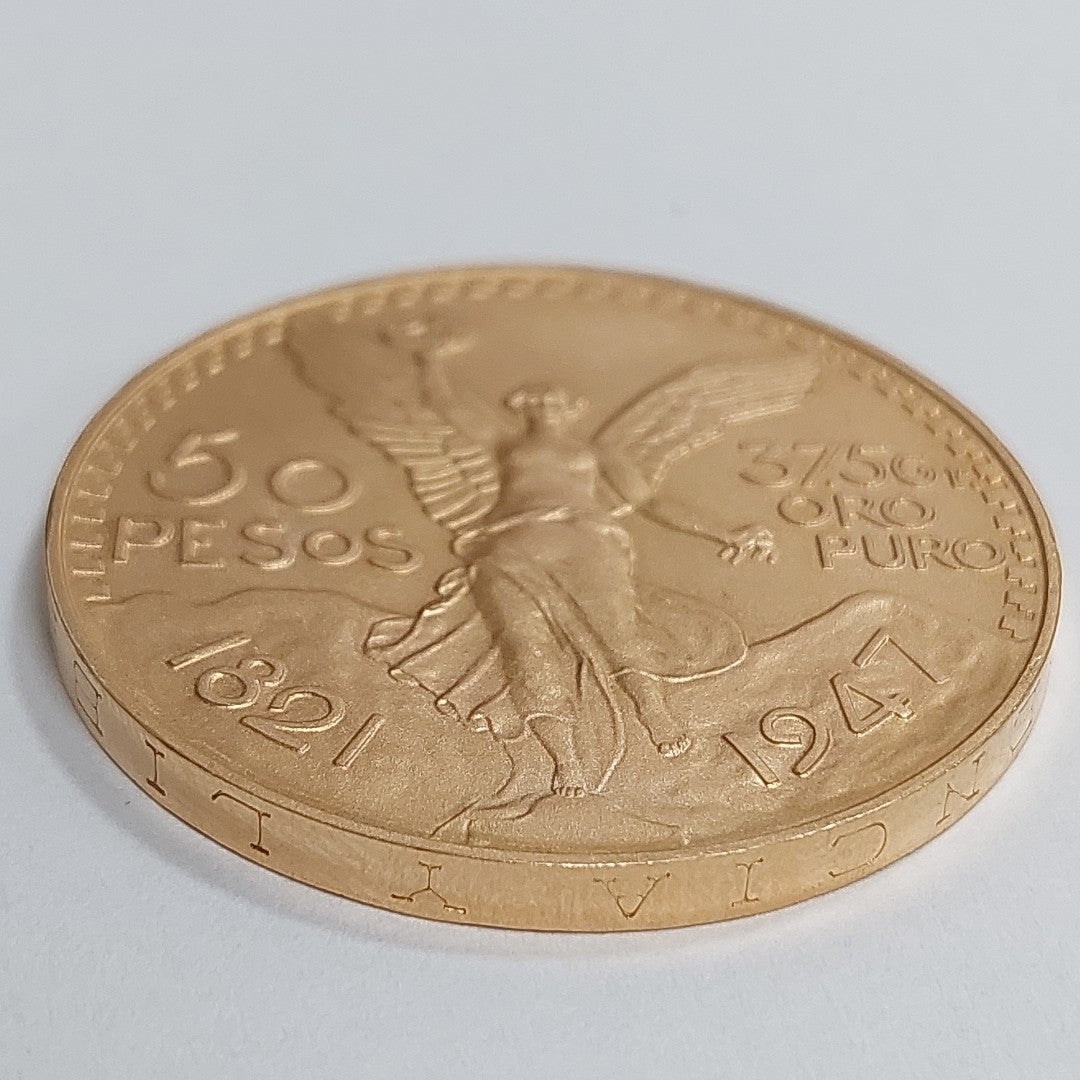 K1 41.6 GRMS 21 K IDENTIFICACIÓN MONEDA NOMINATIVA MONEDAS PESOS 50 PESOS (SEMINUEVO)