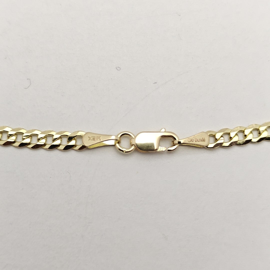PULSERA BARBADA 14K 18 CM 3.2 GR (NUEVO)