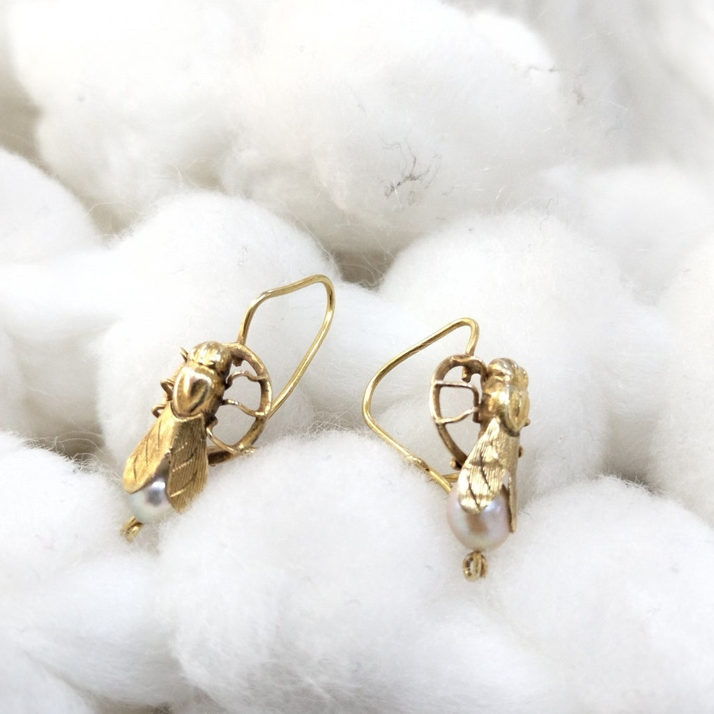 ARETES PAR ORO 8 K 1.2 GRMS (SEMINUEVO)