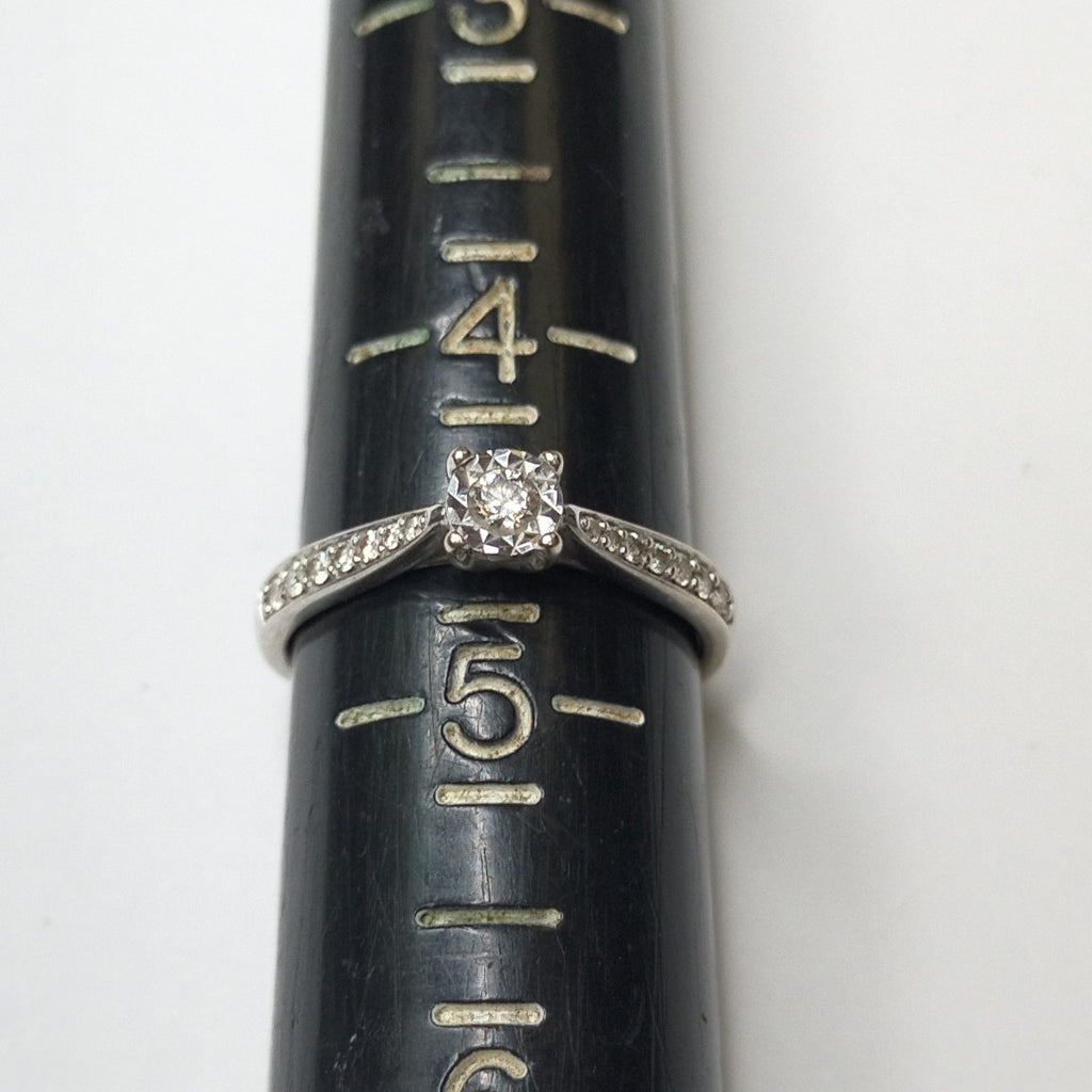 ANILLITO ORO BLANCO 14 K 2,10 GRMS (SEMINUEVO)
