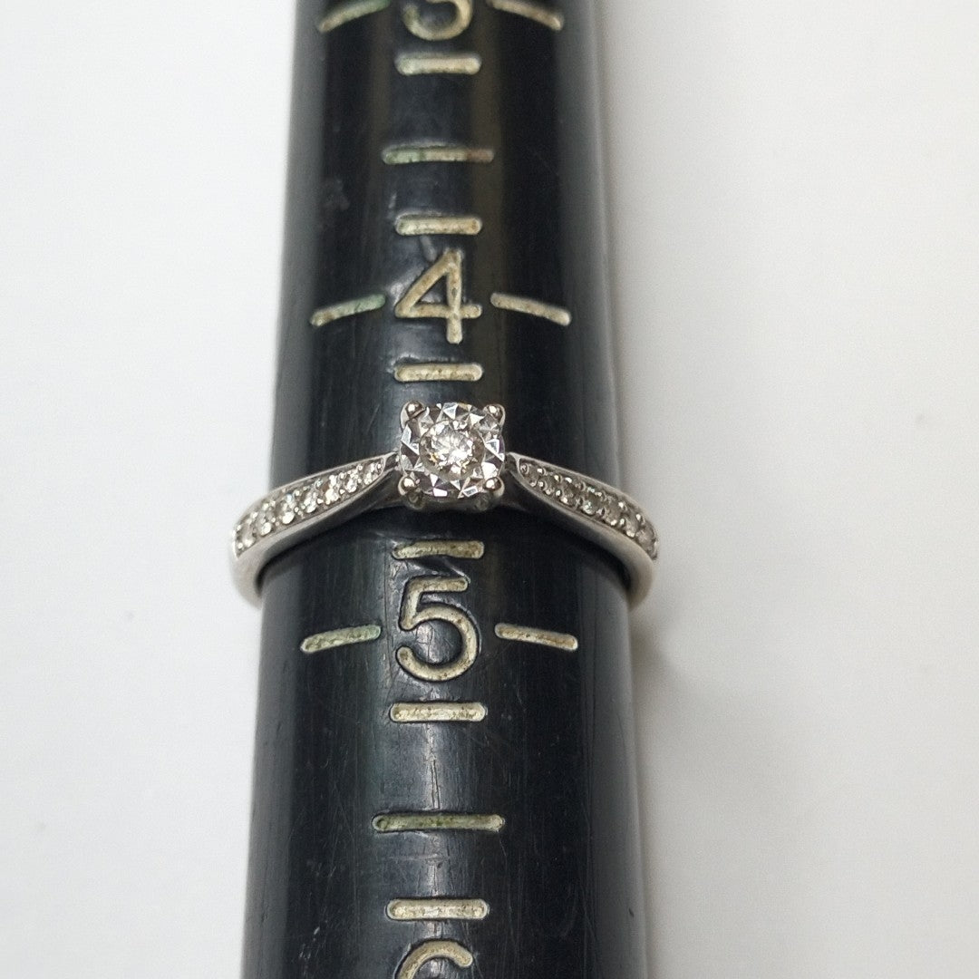 ANILLITO ORO BLANCO 14 K 2,10 GRMS (SEMINUEVO)