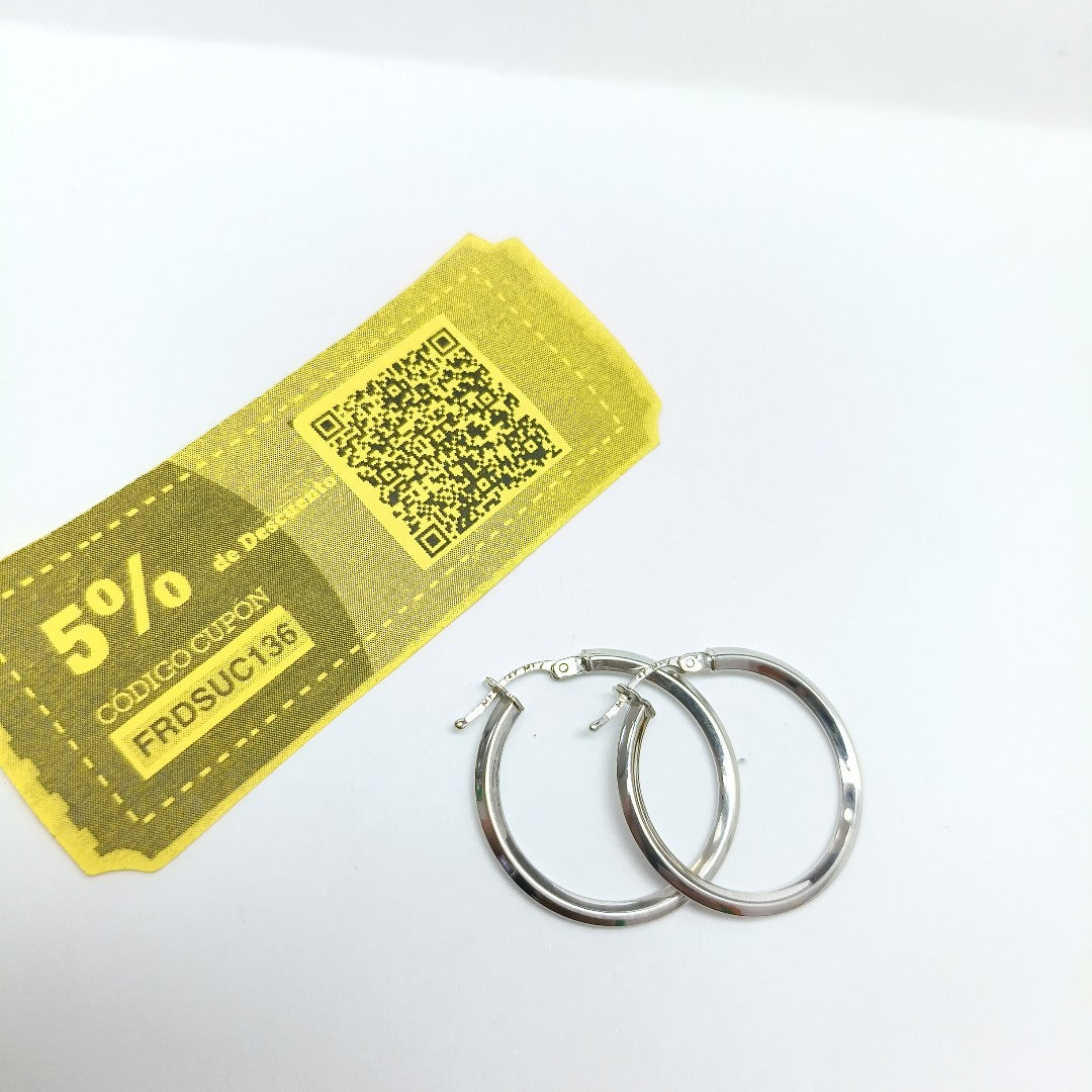 ARRACADAS PAR ORO 14 K 1.7 GRMS (SEMINUEVO)