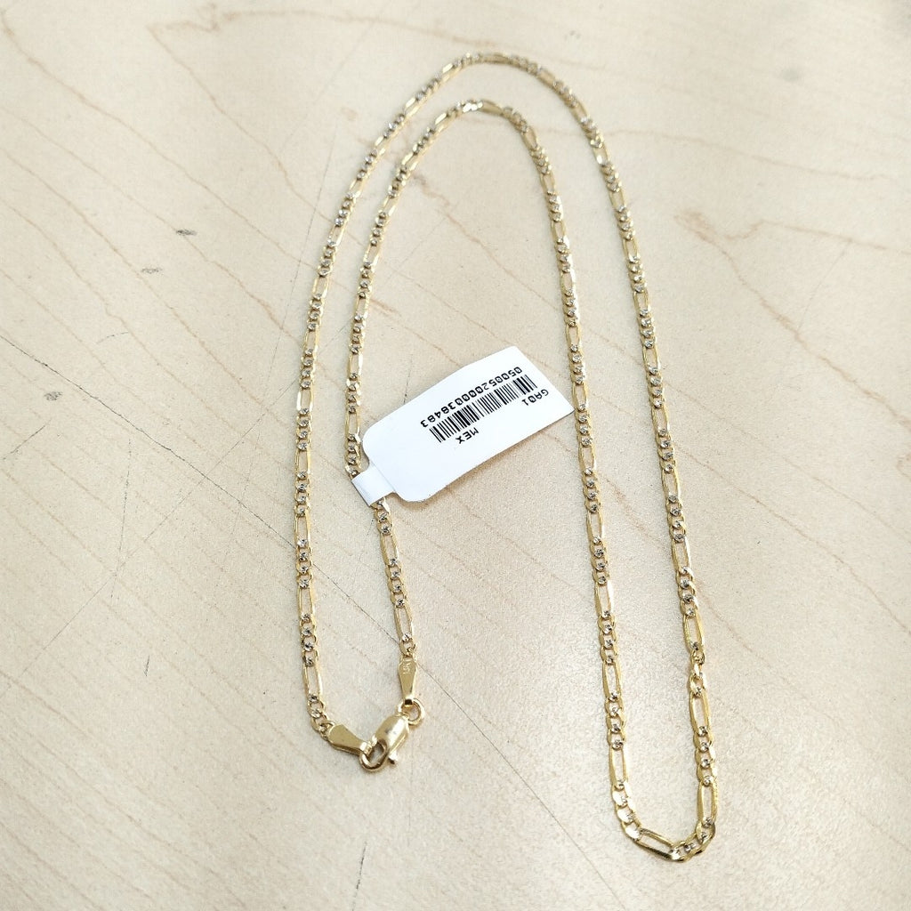CADENA 3X1 DIAMANTADA 14K 55 CM 4.7 GR (NUEVO)